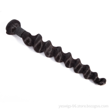 Yeswigs Loose Deep Virgin Human Hair Weaves Hot Selling Malaysian Cuticle Aligned Unprocessed Hair Human Extensions Loose Deep